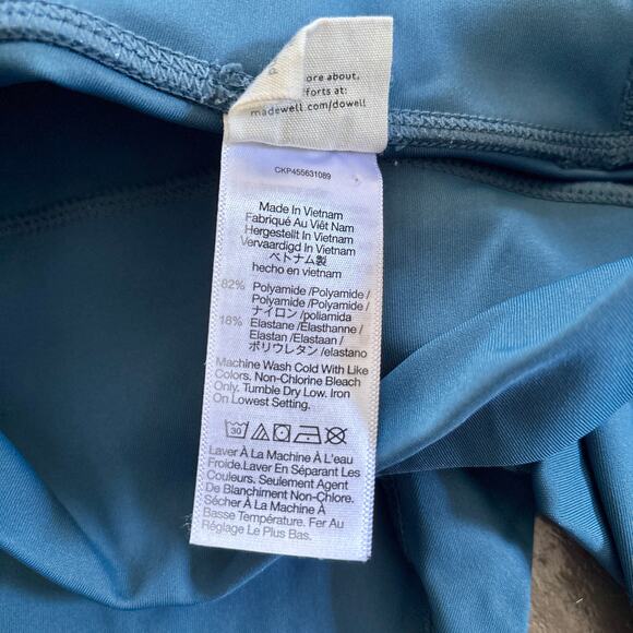 Madewell MWL Form High-Rise 25" Blue Leggings Medium - Picture 12 of 14